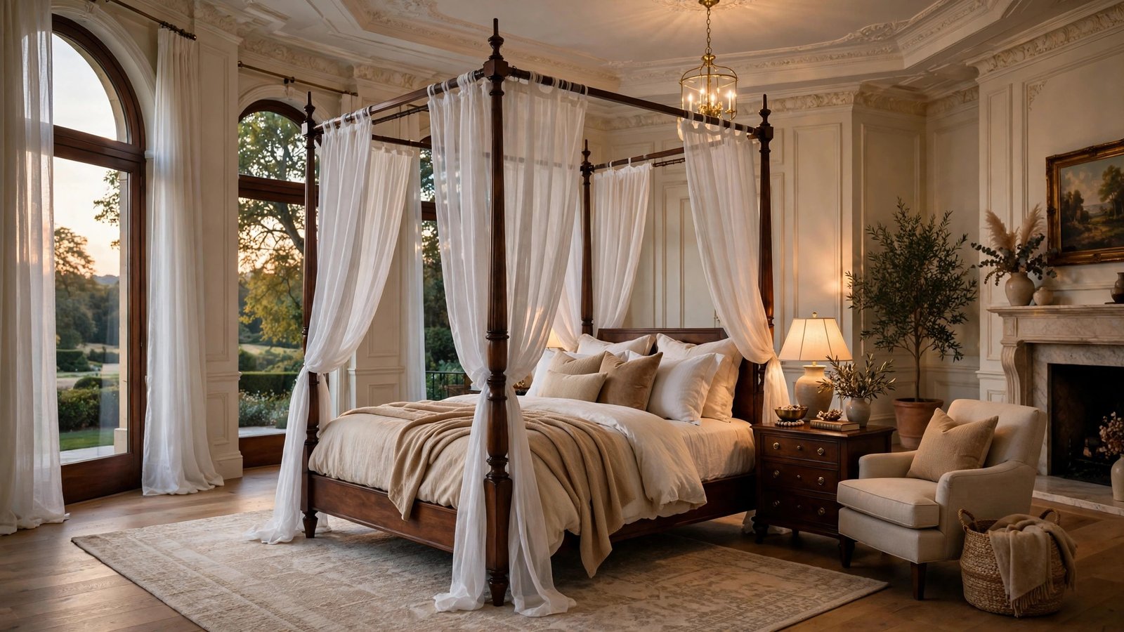 California king canopy beds