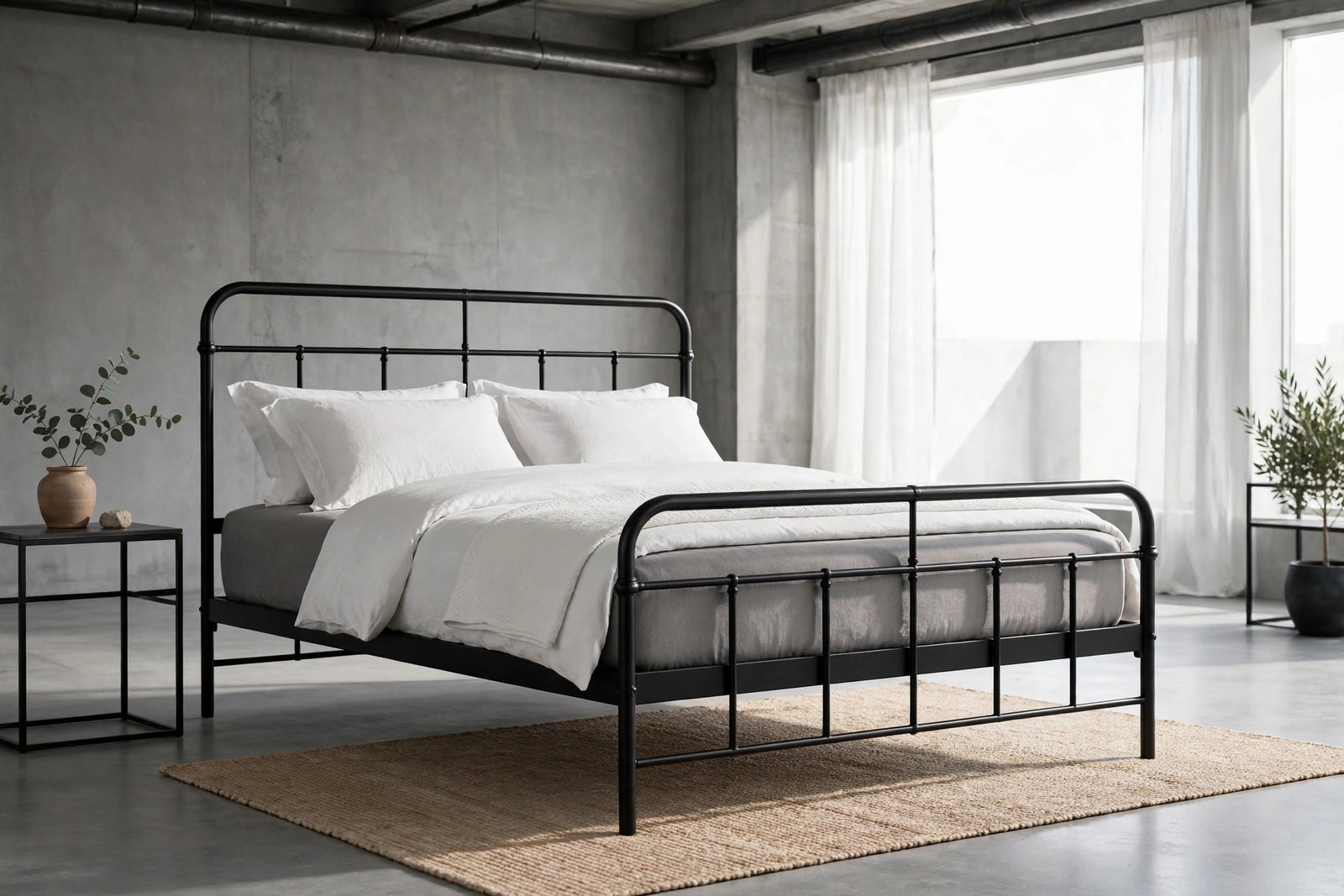Metal California king bed frames